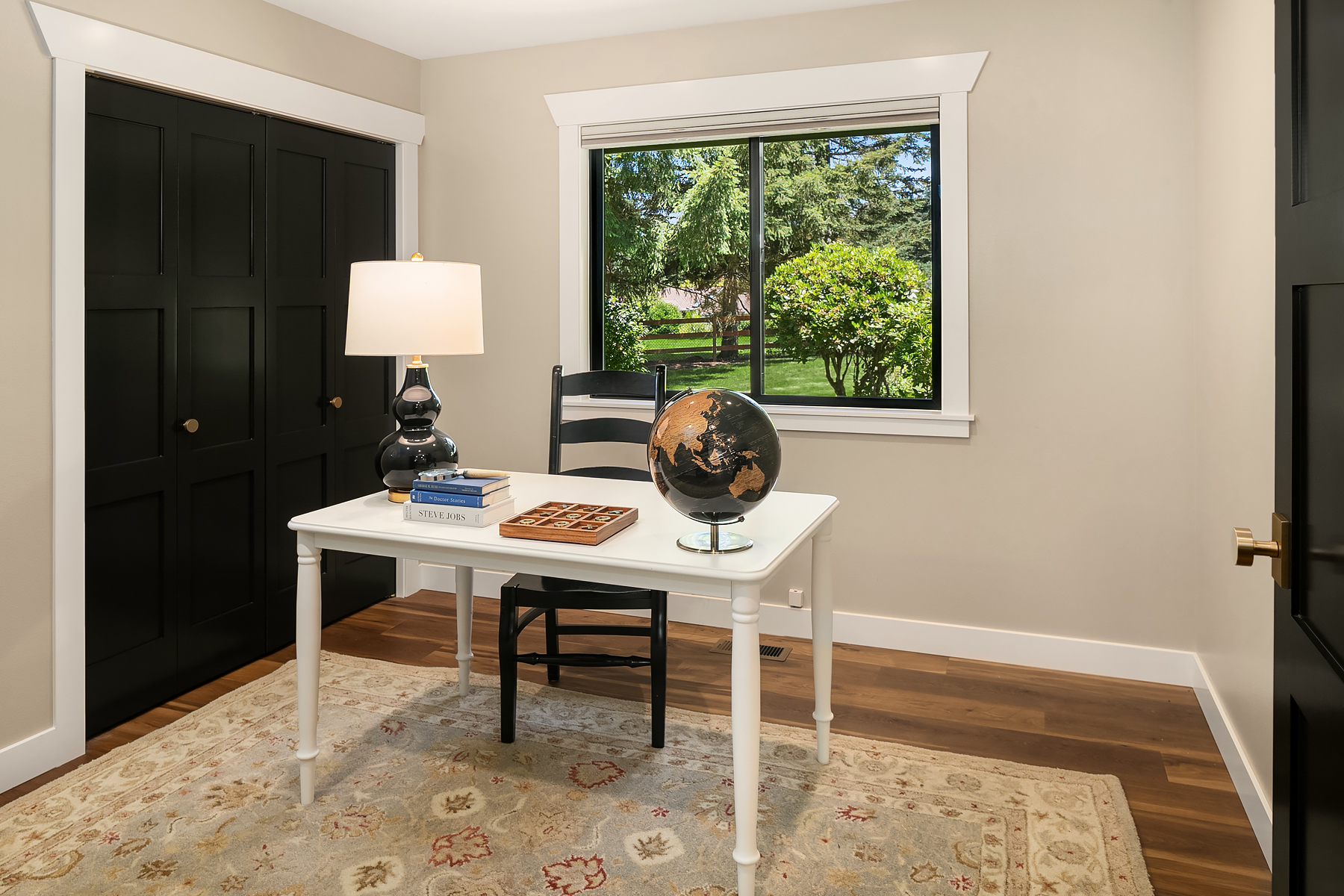 Home office space planning and furniture selection