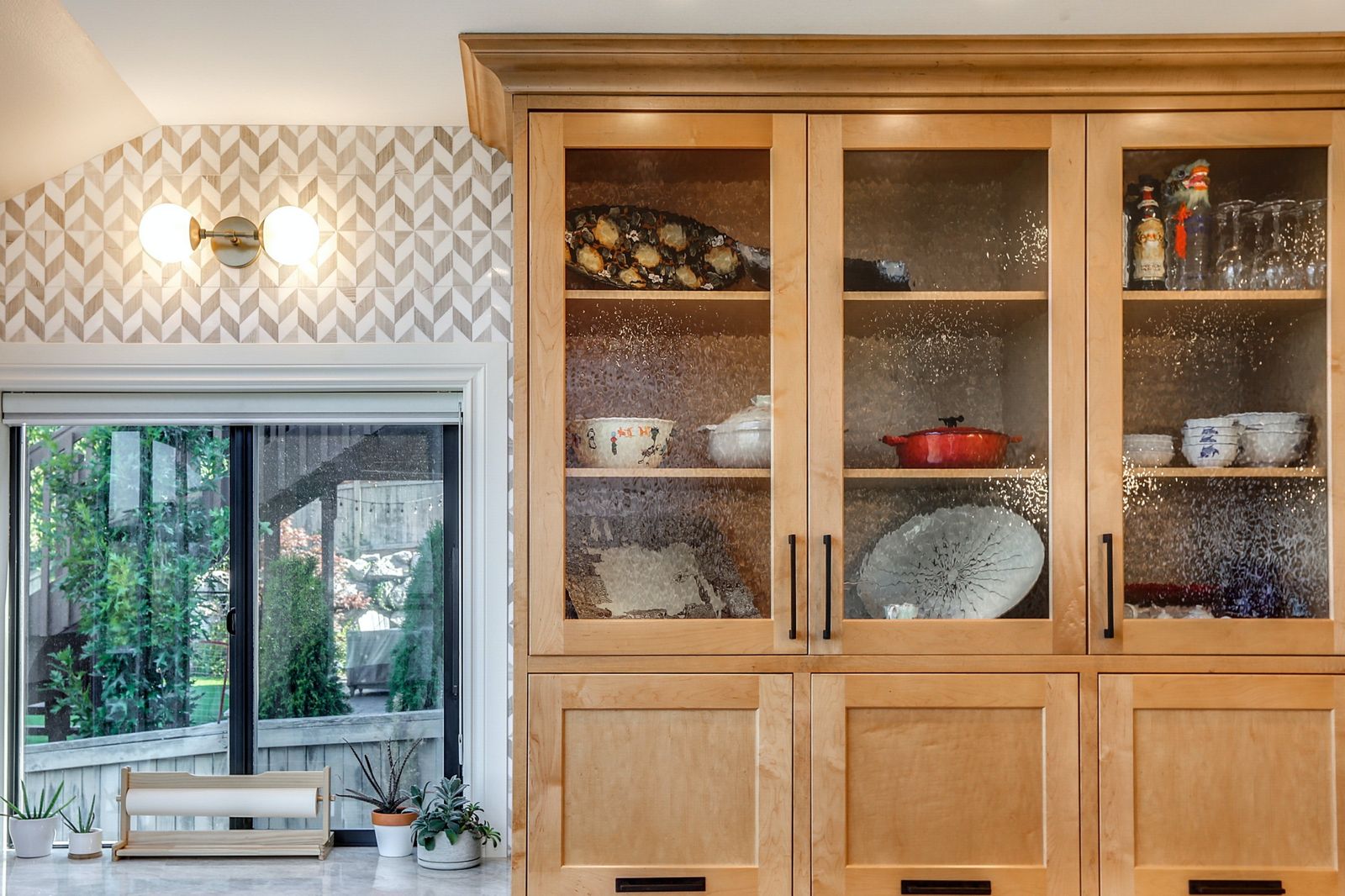 Kitchen remodel with custom cabinetry detail