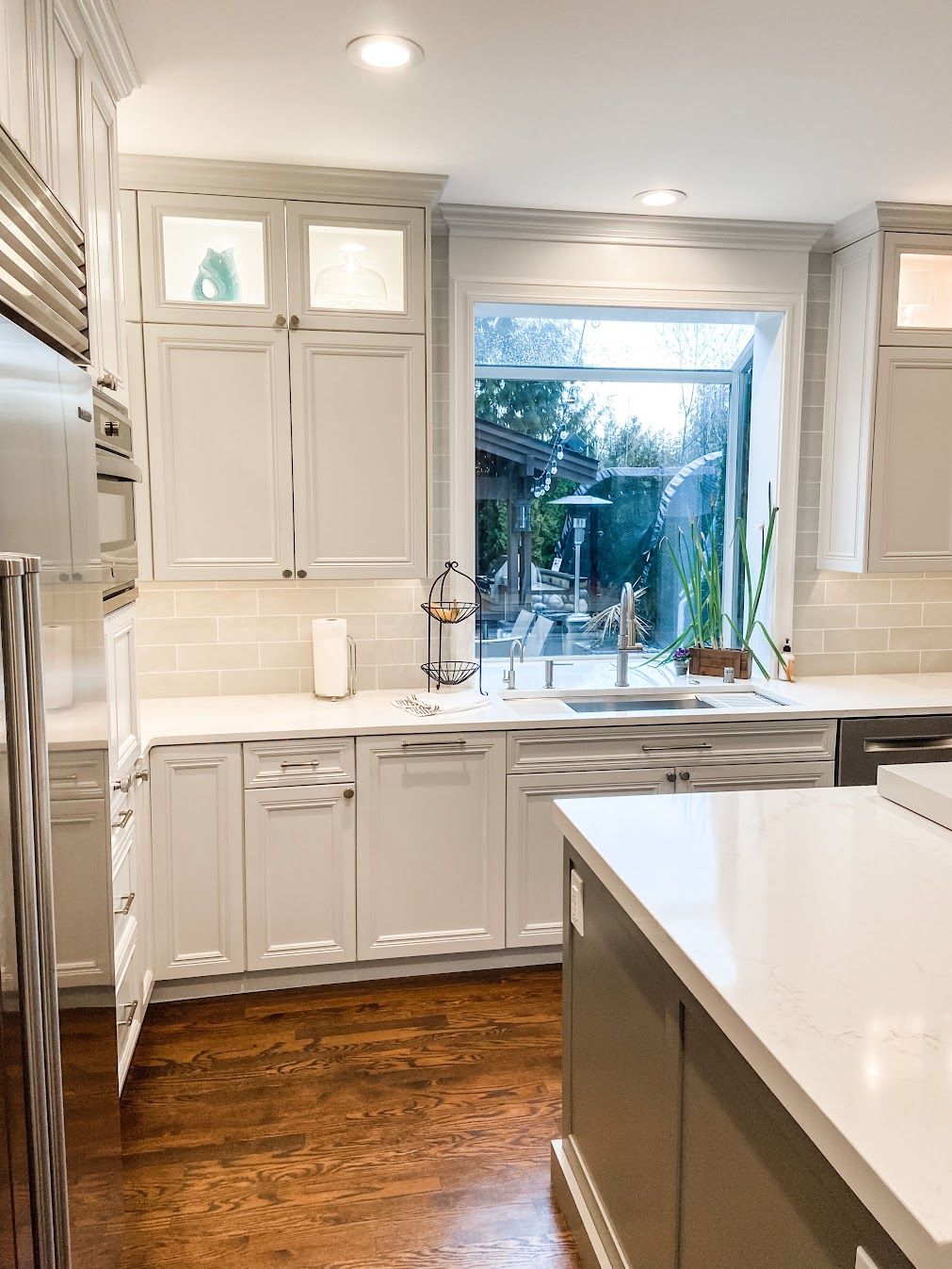 Kitchen cabinetry finish detail