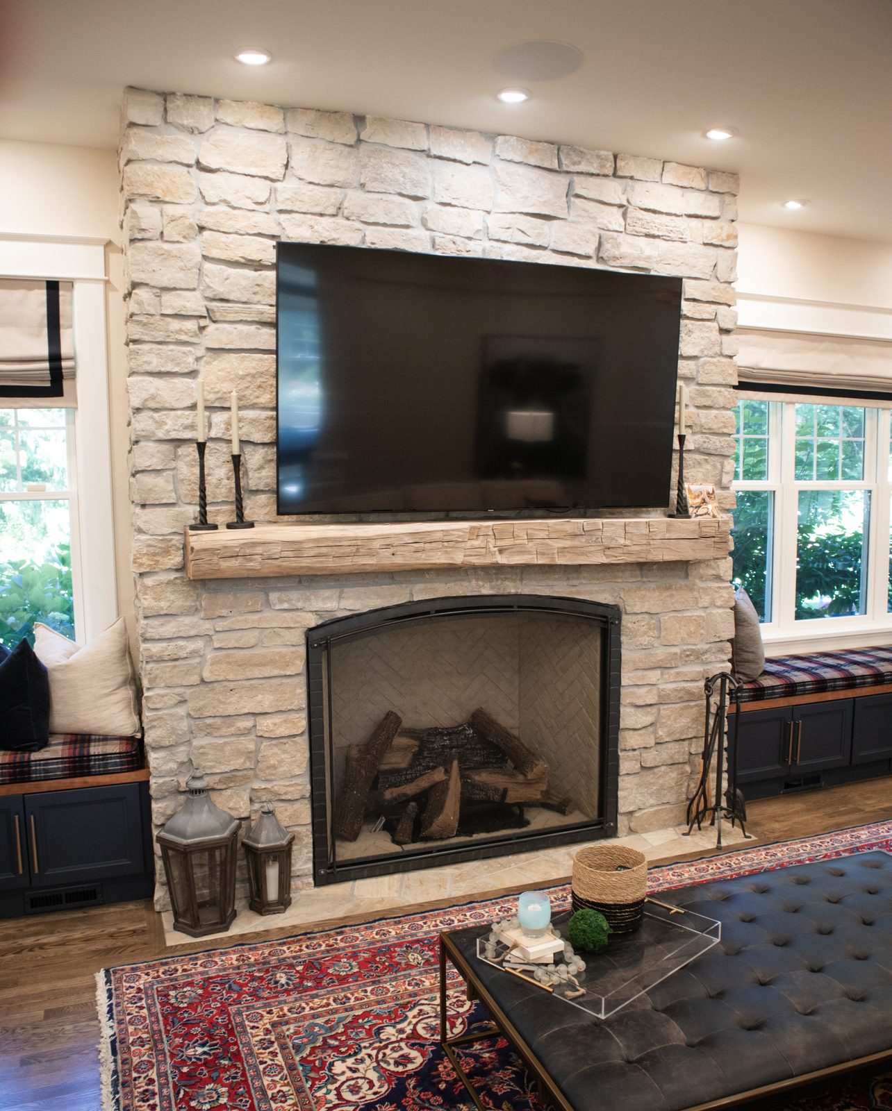 Redmond family room interior detail